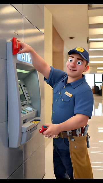 Okay, it's fixed, the atm machine can be used again.