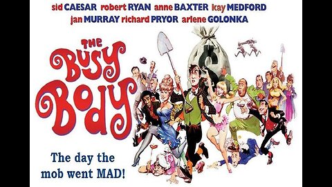 THE BUSY BODY 1967 Goofball Guy Must Find Mob Money in Missing Corpse's Suit FULL MOVIE HD & W/S