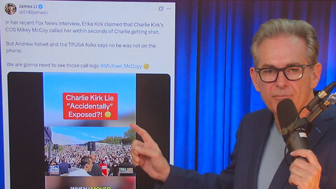 Erika Kirk accidentally exposed who she was really on the phone after Charlie Kirk assassination▮The Jimmy Dore Show