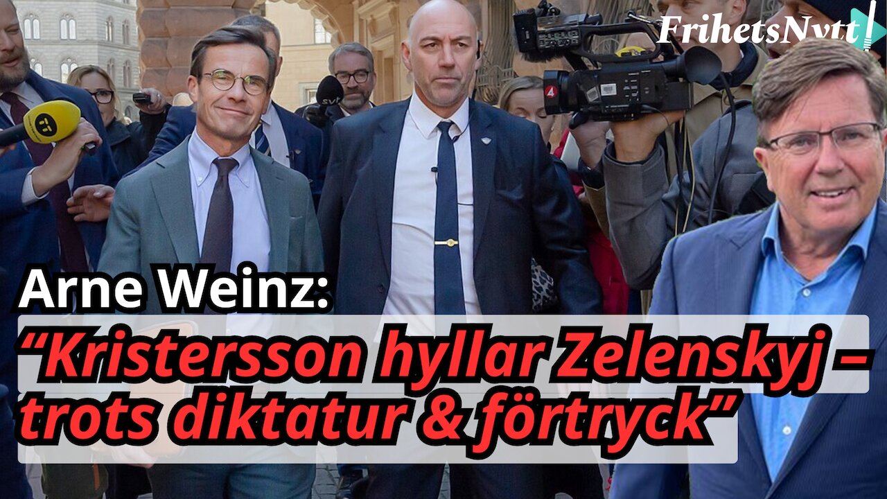 Kristersson hyllar Zelenskyj – trots diktatur och förtryck - Arne Weinz