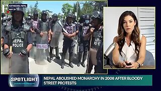 Nepal__Pro-Monarchy_Protesters_Demand_Former_King_Gyanendra_Shah_s_Return___Spotlight___N18G