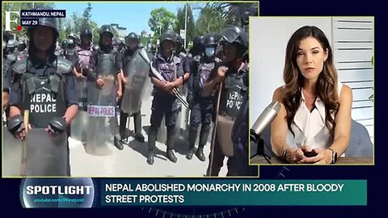 Nepal__Pro-Monarchy_Protesters_Demand_Former_King_Gyanendra_Shah_s_Return___Spotlight___N18G