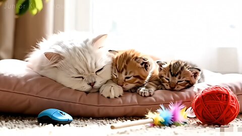 Adorable Kittens Playing with Their Mom 🐾 | Cutest Cat Moments to Melt Your Heart🐱