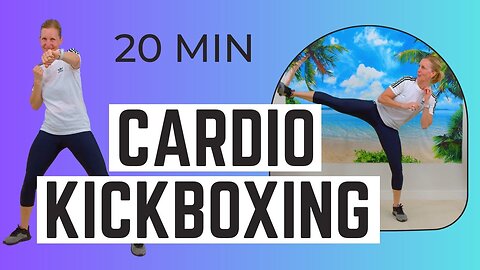The Most FUN Way To Get Fit (Low Impact Cardio Kickboxing Workout)