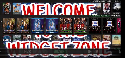 NEW UPDATED WIDGET ZONE KODI BUILD