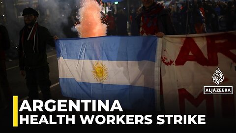 Hospital workers in Argentina strike over government underfunding