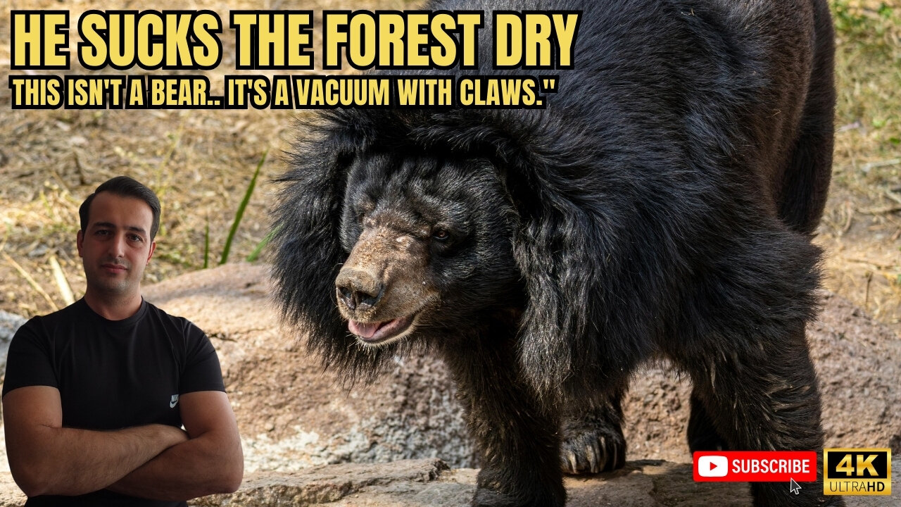 This Bear Has a Straw for a Tongue – And It’s Deadlier Than It Sounds