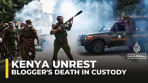 Kenya police fire tear gas at protesters in Nairobi over blogger_s death in custody