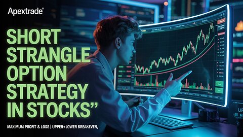 Short Strangle Option Strategy in Stocks | Structure | Maximum Profit & Loss | Upper+Lower breakeven