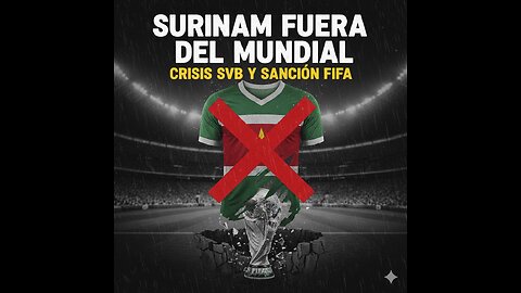¿Surinam fuera del Mundial 2026? Crisis en la SVB y posible sanción de FIFA?