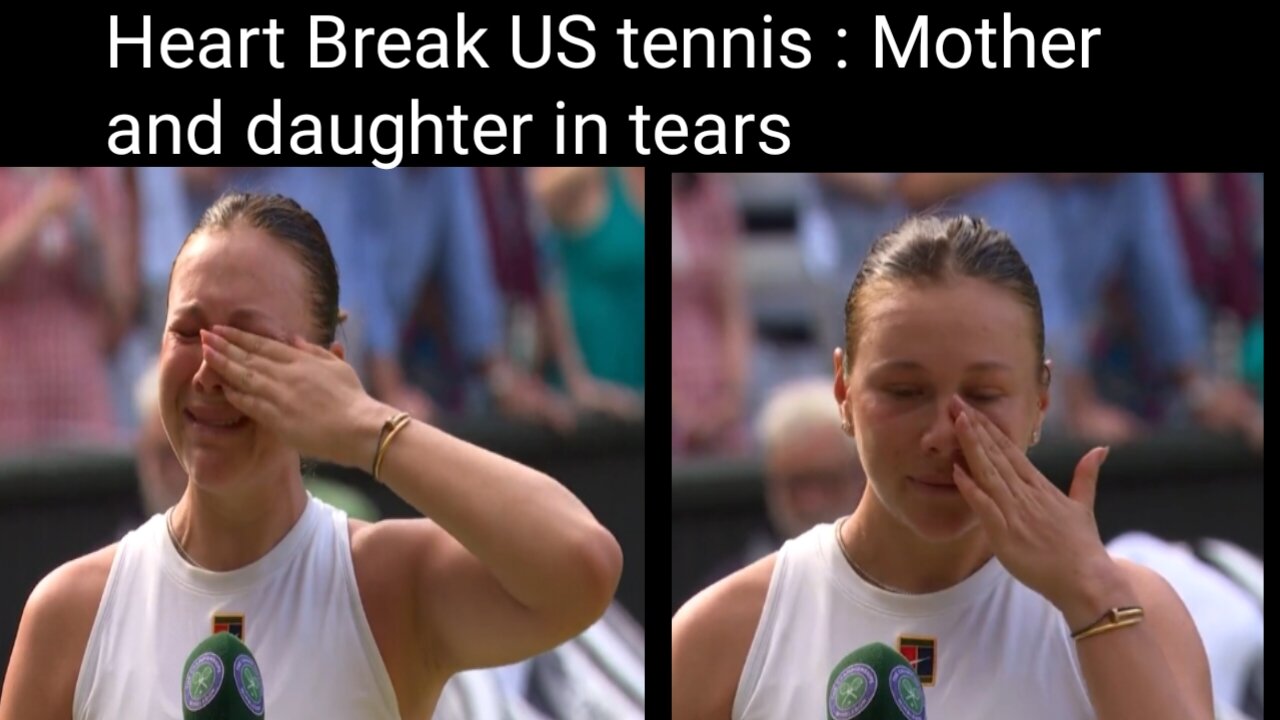 Heart Break US tennis : Mother and daughter in tears
