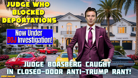 Judge Who Blocked Deportations Now Under DOJ Investigation! Judge Boasberg Caught In Anti-Trump Rant