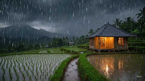 Thunder Echoes Through the Valley #EchoStorm #IndonesianValley #HeavyThunder