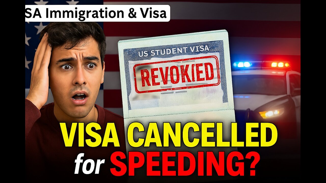 US student visas revoked over speeding ticket | New US Crackdown on Student Visa | MASS DEPORTATIONS