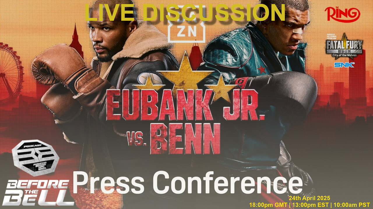 Chris Eubank Jr vs Conor Benn: Final Press Conference | LIVE COMMENTARY