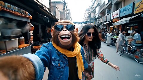 monkey vlogging in rajabbutt
