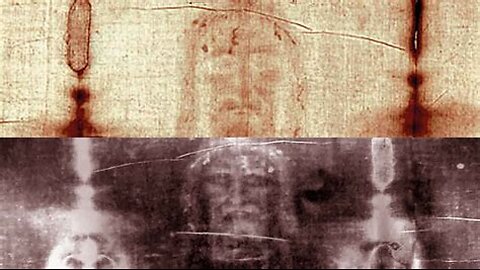 081125 The Roman linen cloth, the Shroud of Jesus. The appearance of Sean's face is like Moses