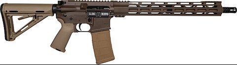 DB15, 16″, Carbon Series w/15″ MLOK Rail, 5.56 NATO, Brown/FDE