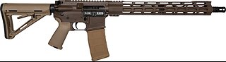DB15, 16″, Carbon Series w/15″ MLOK Rail, 5.56 NATO, Brown/FDE