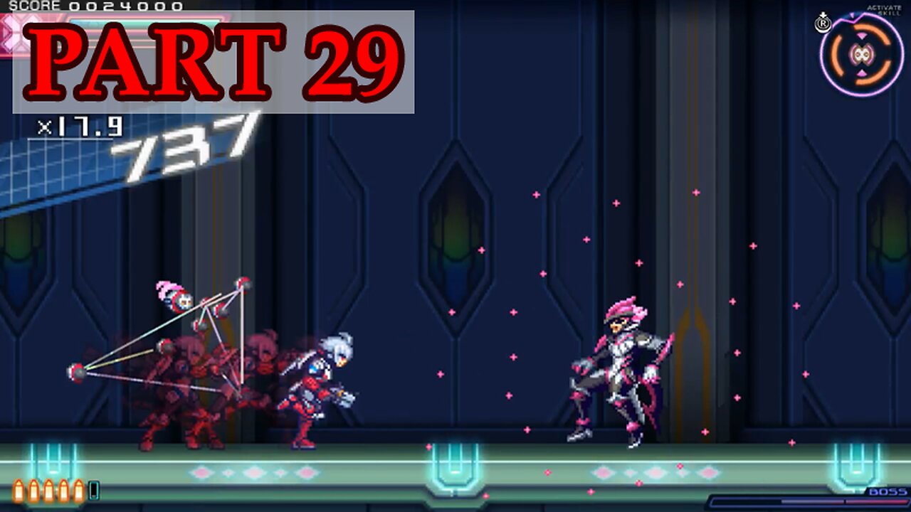 Let's Play - Azure Striker Gunvolt 2 (Trilogy Enhanced version) part 29
