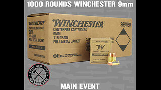1000 ROUNDS WINCHESTER 9mm C