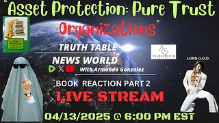 "ASSET PROTECTION PURE TRUST ORGANIZATIONS". Book 1 OF 1. reaction Part 2