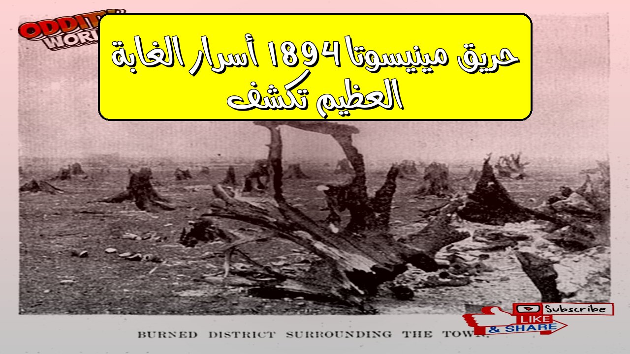 حريق مينيسوتا 1894: أسرار "الغابة العظيم" تكشف #تاريخ #حرائق #مينيسوتا