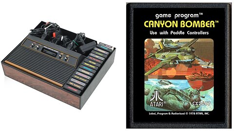 Atari 2600 - canyon bomber