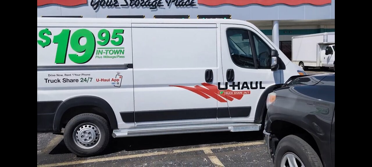 U-haul Stealth Camp