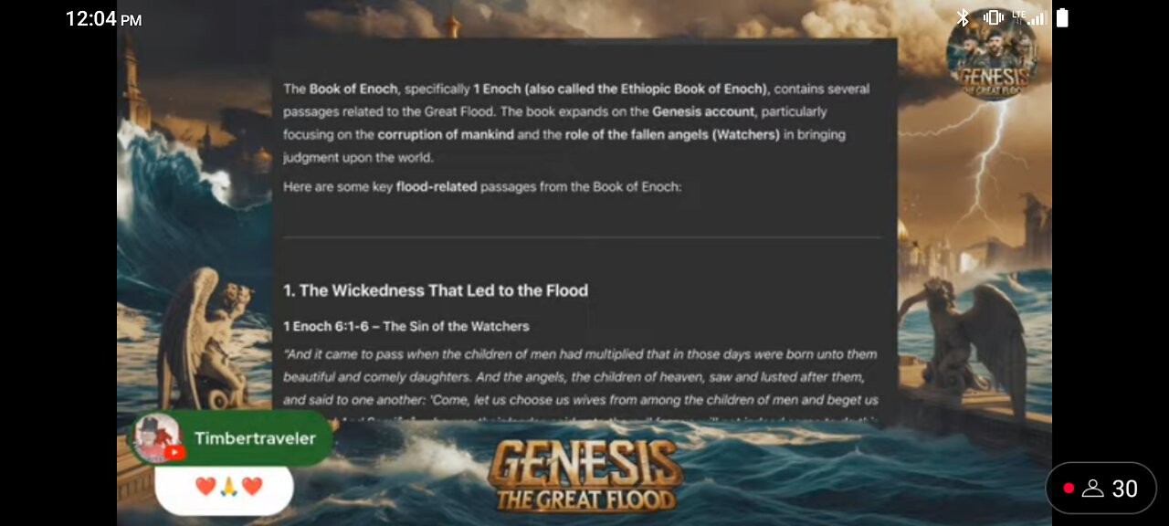 THE GREAT FLOOD AND PSYOPS THAT IS TARTARIA