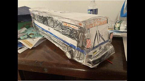 This is How to Make a Paper Mci D45000CT Mta Coach Bus