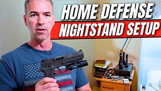 How a Former CIA Officer Sets Up a Nightstand for Home Defense