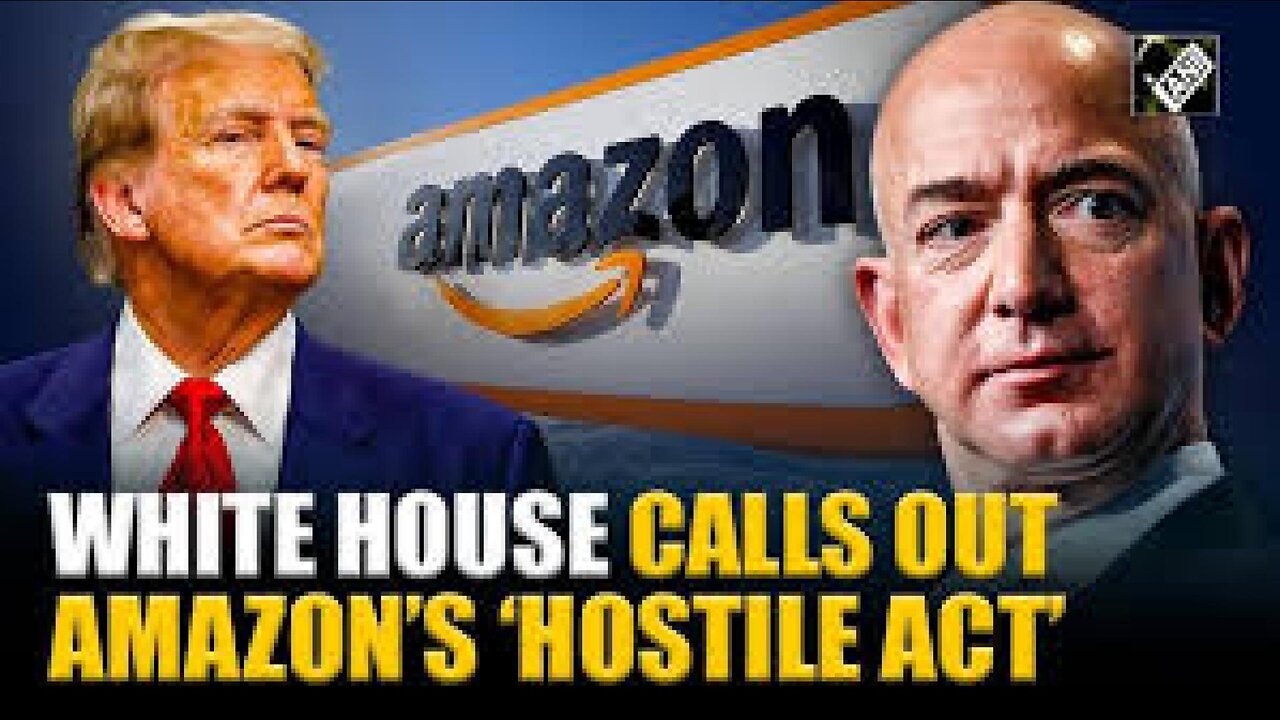 TRUMP SAYS JEFF BEZOS 'SOLVED THE PROBLEM AFTER WHITE HOUSE ATTACK AMAZON