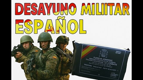 RACION DE COMBATE DESAYUNO ESPAÑOL MENU 1