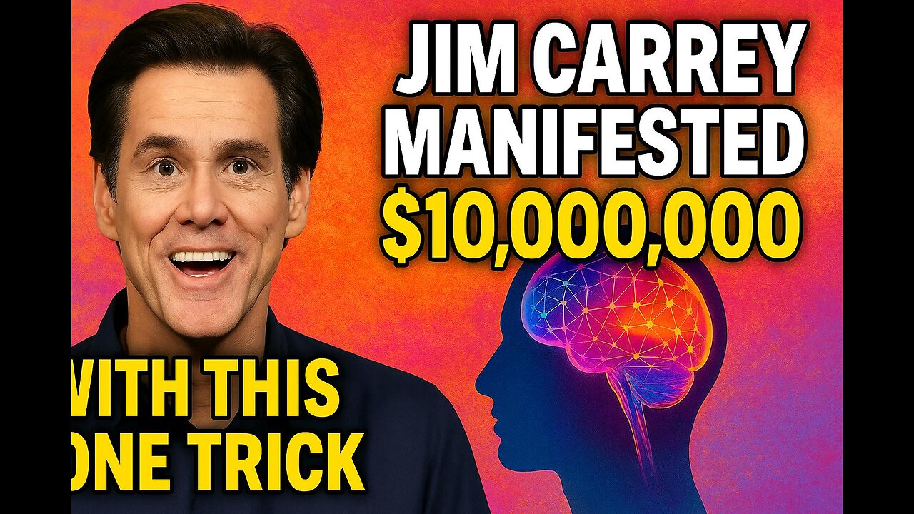 Jim Carrey Manifested $10,000,000 with THIS One Trick (The Story They Don’t Tell You)