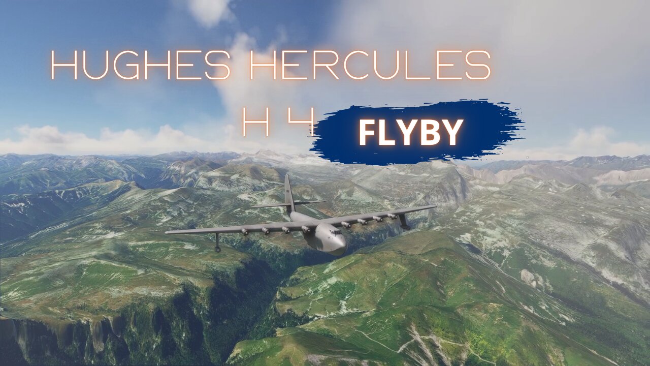 Hughes Hercules H4 FLYBY (САМОЛЕТА ОТ ДЪРВО) !!!