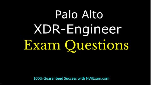 Must-Know Exam Topics for Palo Alto XDR-Engineer Certification