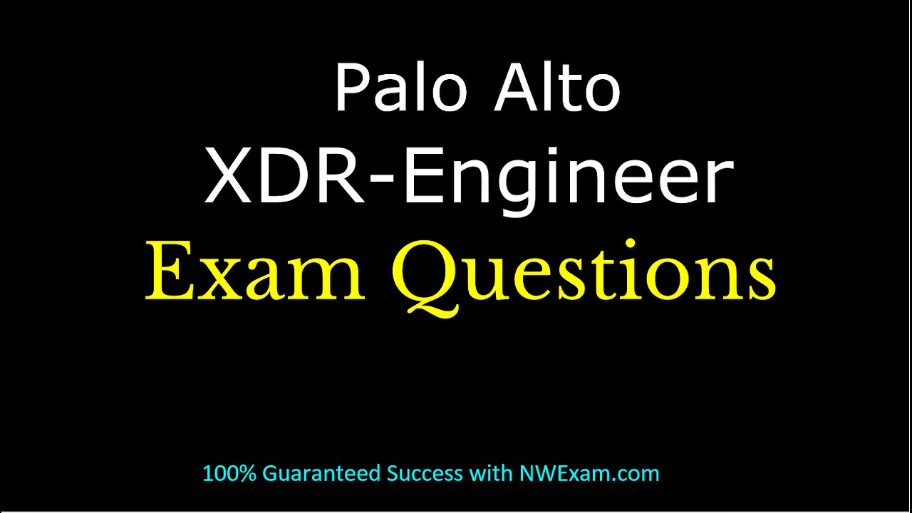 Must-Know Exam Topics for Palo Alto XDR-Engineer Certification