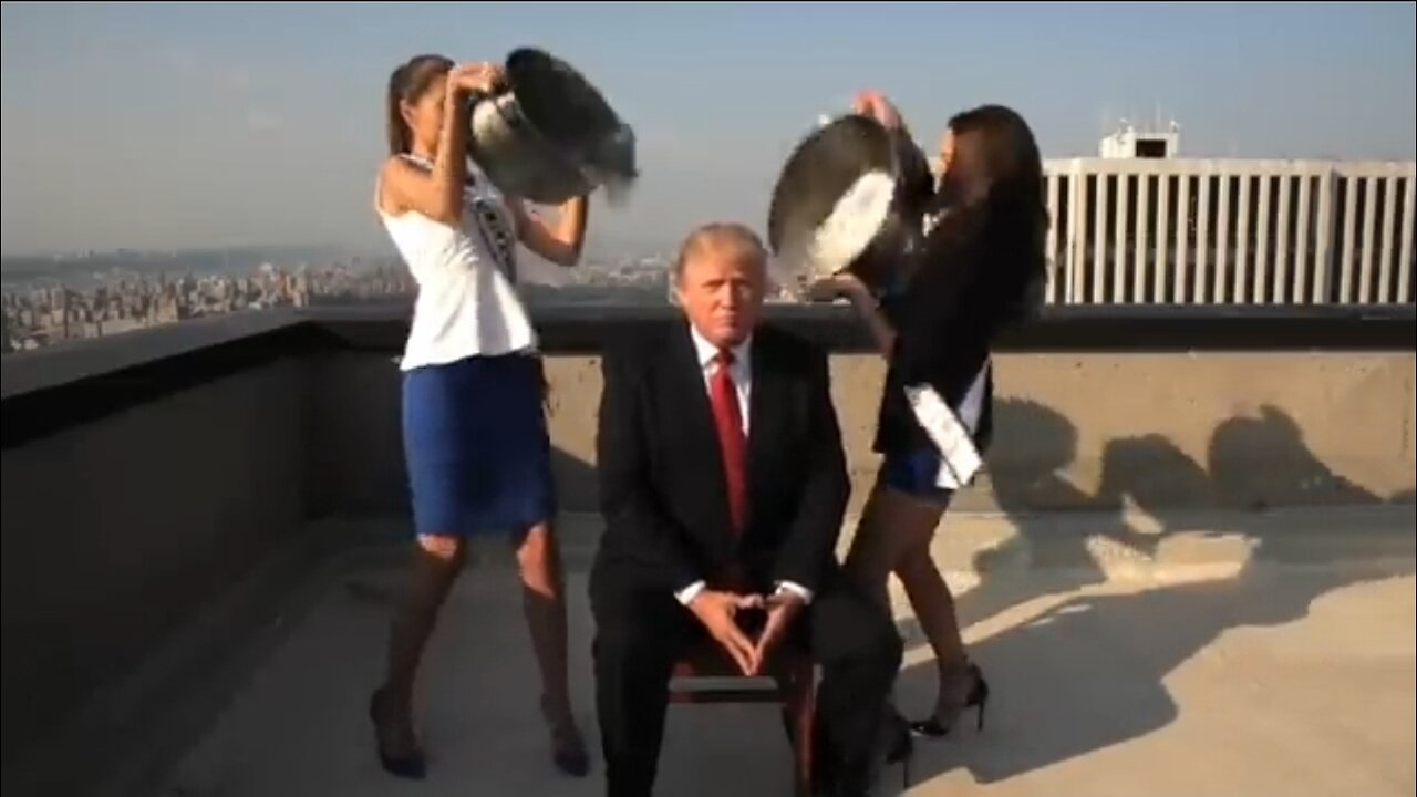 Since The Ice Bucket Challenge Is Back, Here's Trump Doing It In 2004