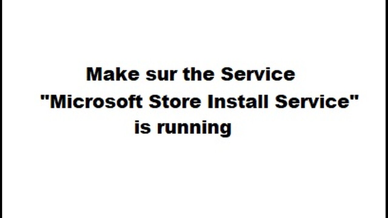 Can't install an windows app application from the store installer