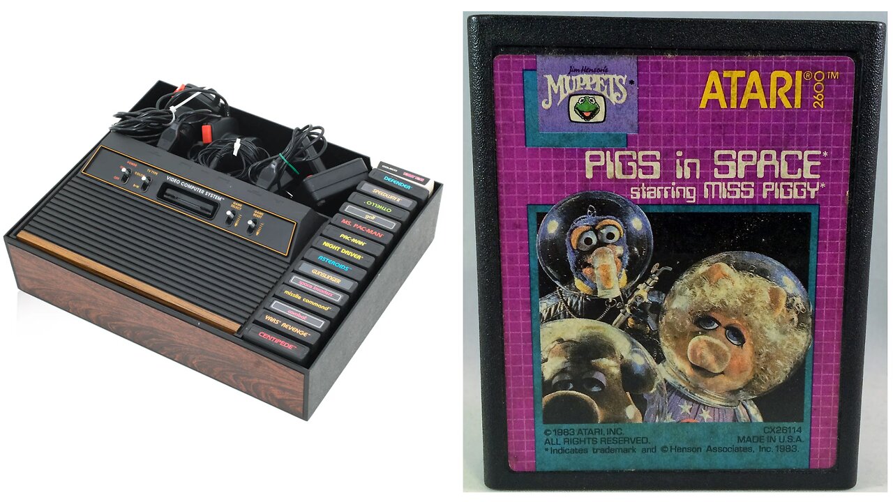 Atari 2600 - Pigs in Space starring Miss Piggy