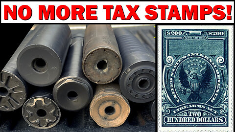 The NFA is a TAX... On a RIGHT. REPEAL IT NOW