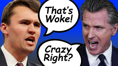 Gavin Newsom WEASELS His Way Out of Every POINT in Charlie Kirk Interview