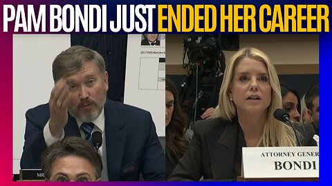 Pam Bondi Destroyed During House Judiciary Hearing by Thomas Massie