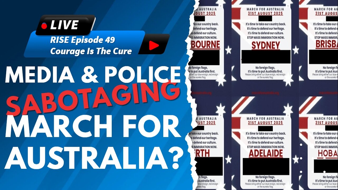 PODCAST RISE | MEDIA AND POLICE: SABOTAGING MARCH FOR AUSTRALIA?