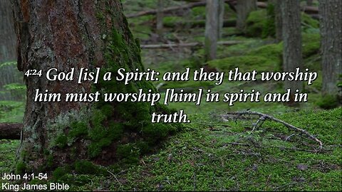 Wednesday April 30th - God Is A Spirit