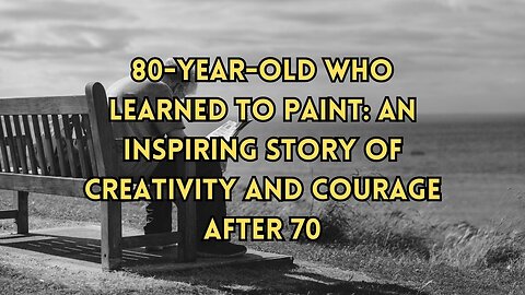 80-Year-Old Who Learned to Paint: An Inspiring Story of Creativity and Courage After 70