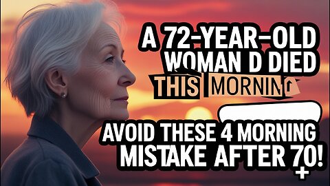 4 Morning Habits Silently Harming Seniors Over 70 (Most Don’t Even Realize #3!)