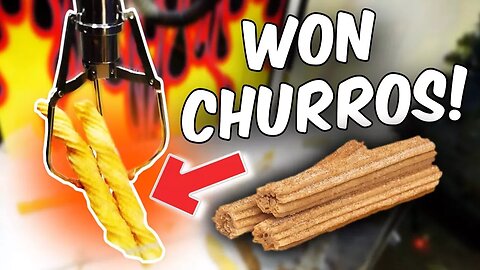 CHURROS in a Claw Machine?!?