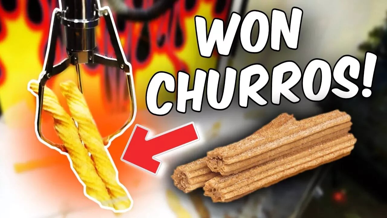 CHURROS in a Claw Machine?!?